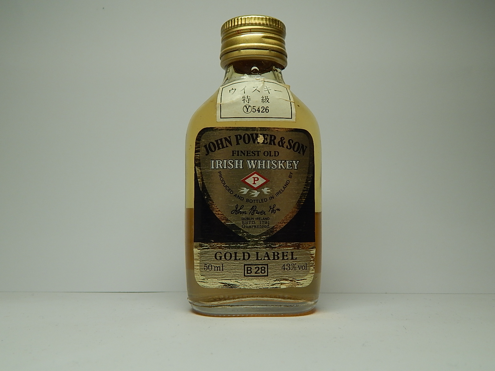 GOLD LABEL Finest Old Irish Whiskey "Japan"